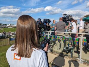 Carrington support a live ITV Calendar broadcast from Lincolnshire Show